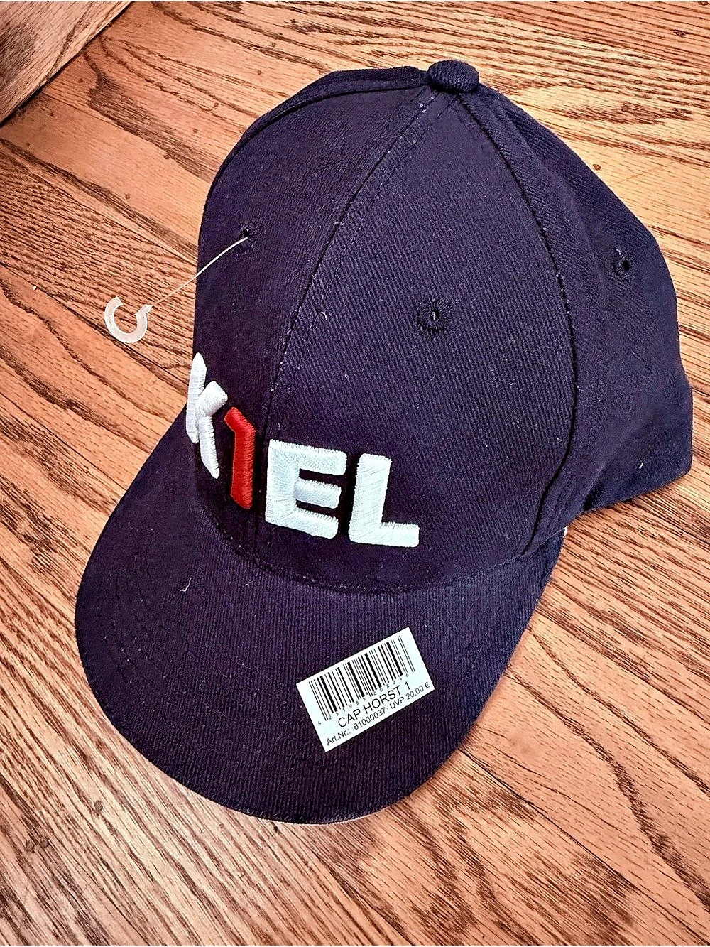 NWT Kiel "Cap Horst 1" Navy Embroidered Baseball Hat